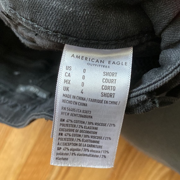 Black wash American Eagle jeans - Picture 3 of 7